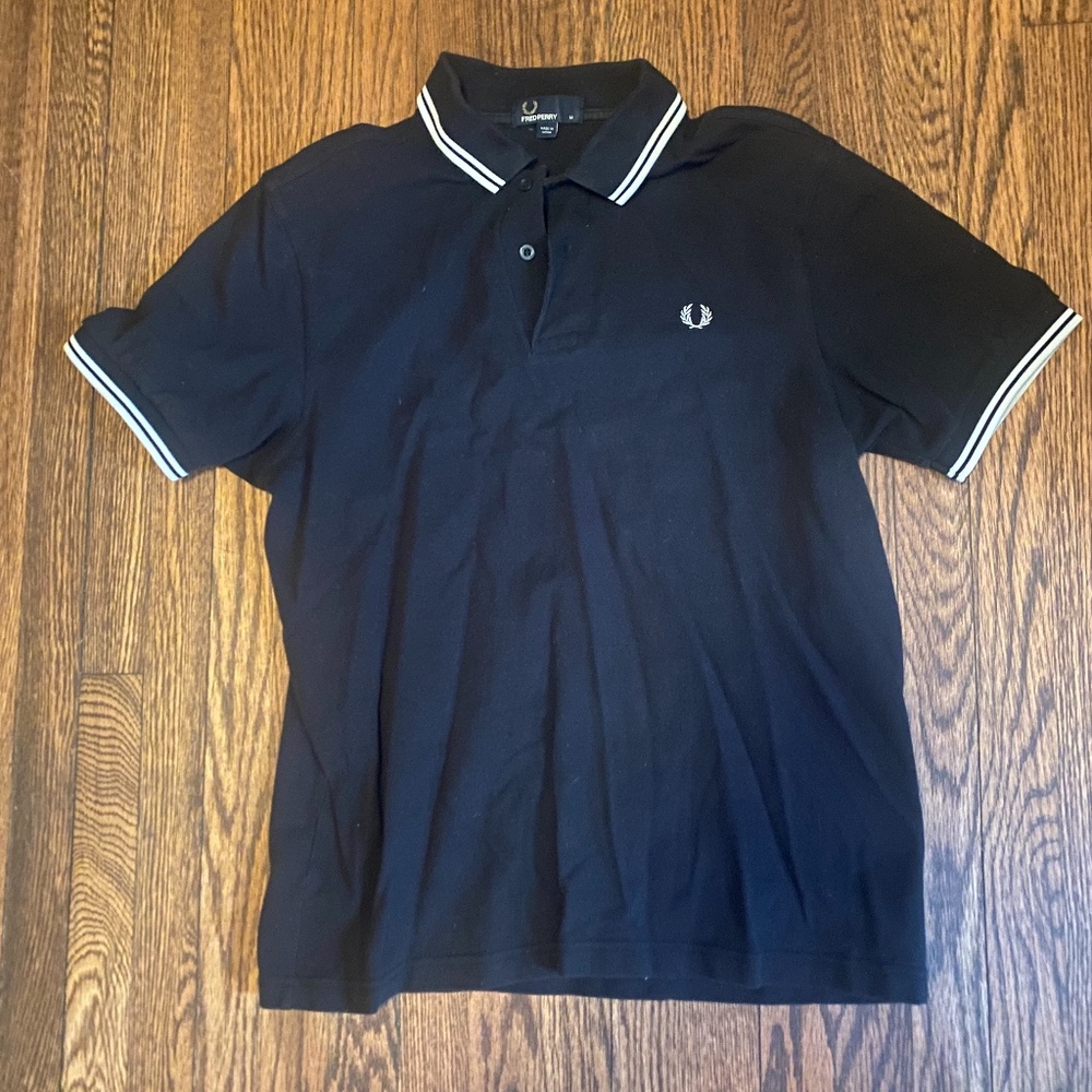 Fred Perry. Classic polo. Black. Medium